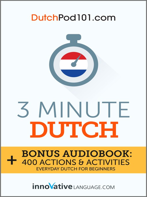 Cover image for 3-Minute Dutch